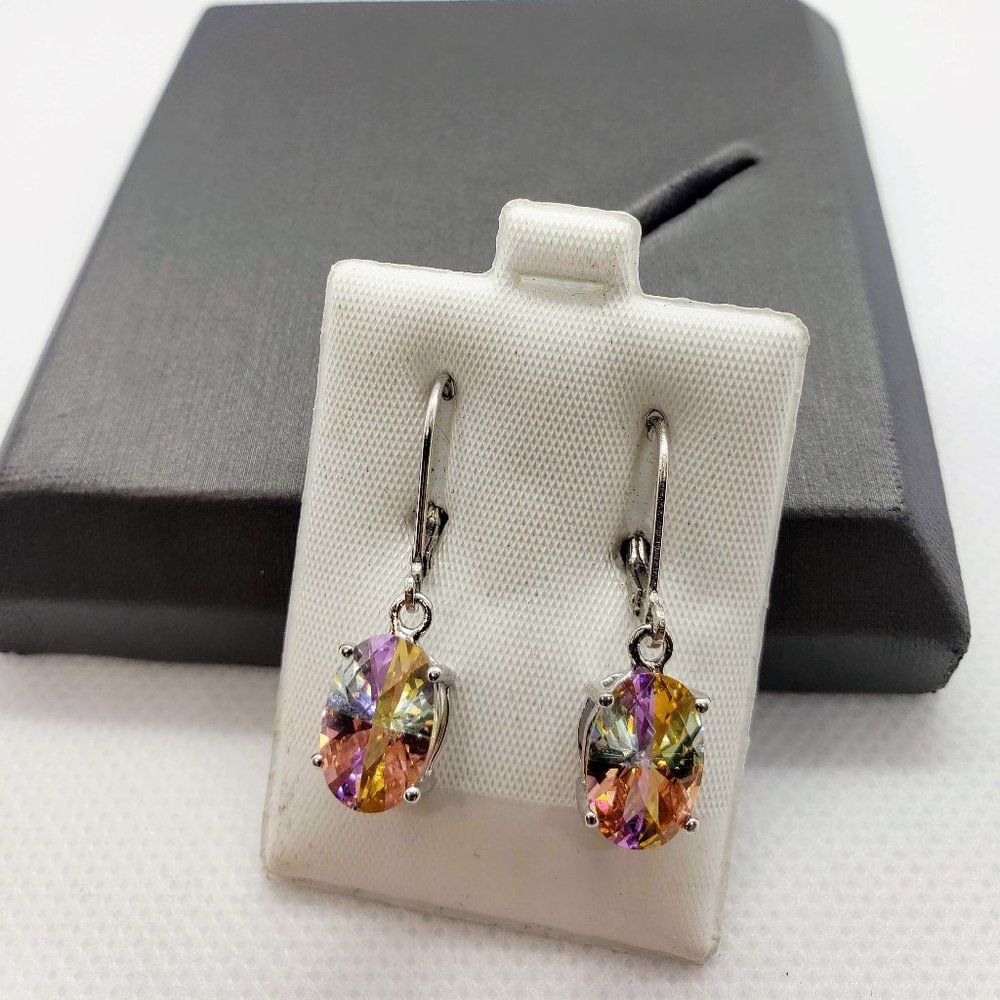Lucky Stone Earrings Sterling Silver
